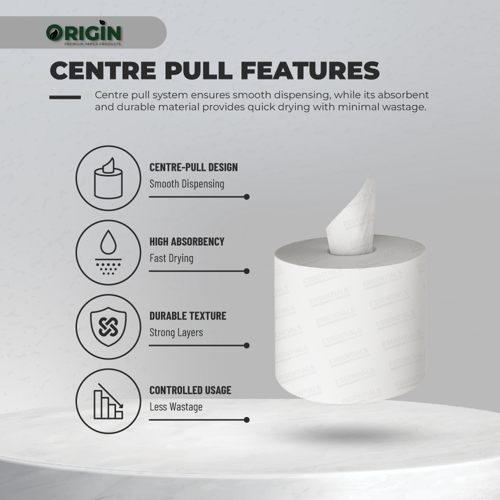 Origin Centre Pull Hand Towel - Image 3