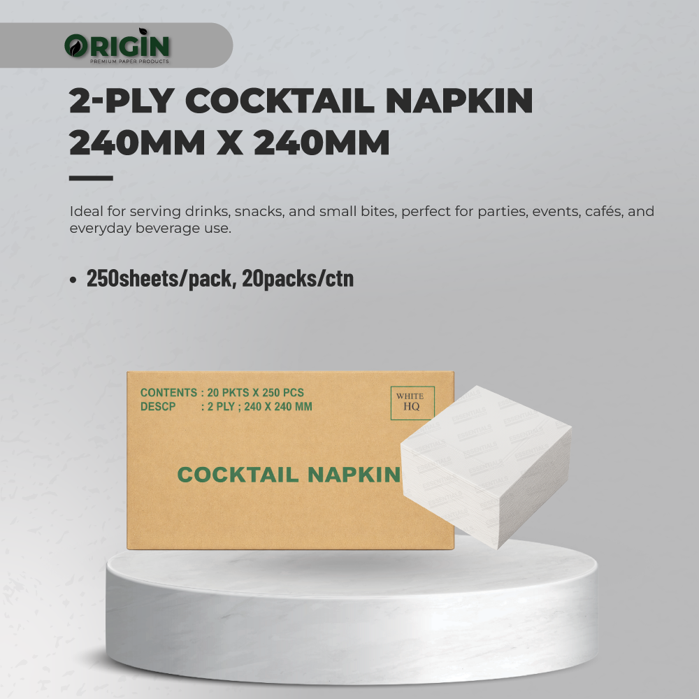 Origin Cocktail Napkin - 2 ply - Image 2