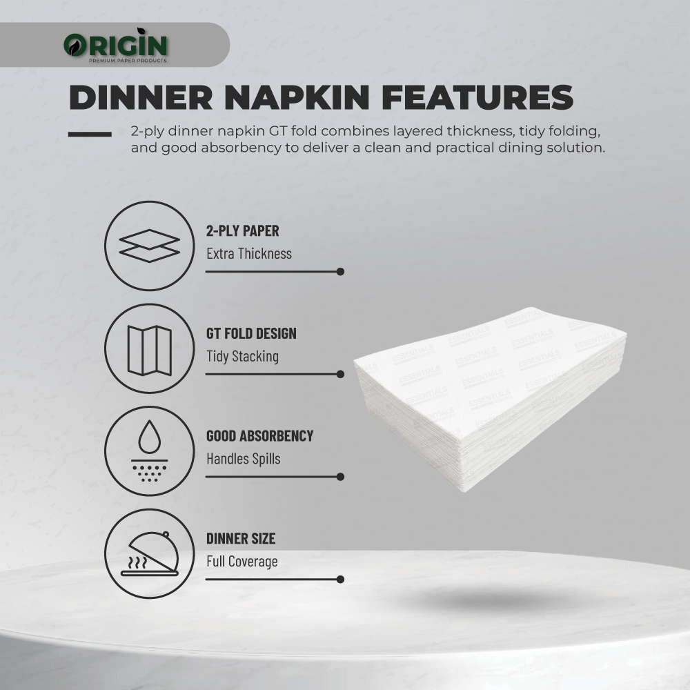Origin Dinner Napkin - 2 ply - Image 3