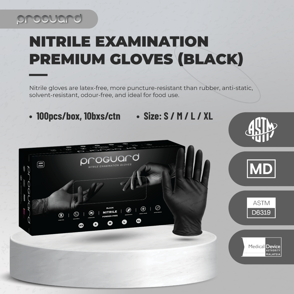 Proguard Nitrile Gloves Premium (Powder Free) - Image 2