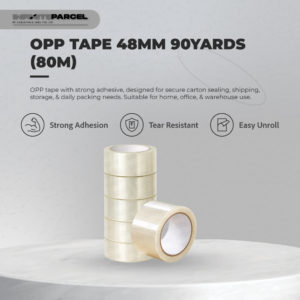 Trasparent Opp Tape - 48mm x 80m (90yd)