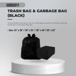 Black Trash Bag